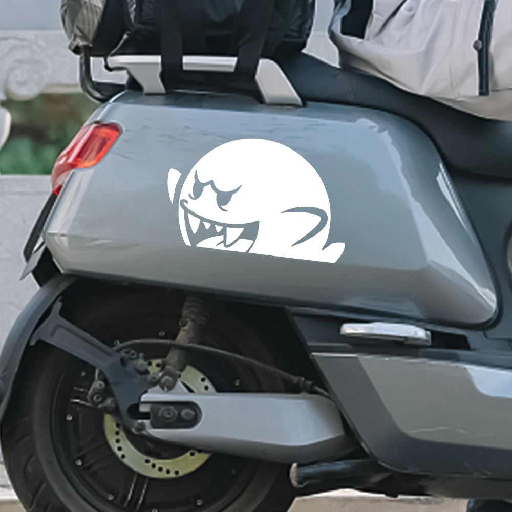 Cute Anime Boo Ghost Peeker Car Decal – Waterproof Vinyl JDM/ERUO Sticker