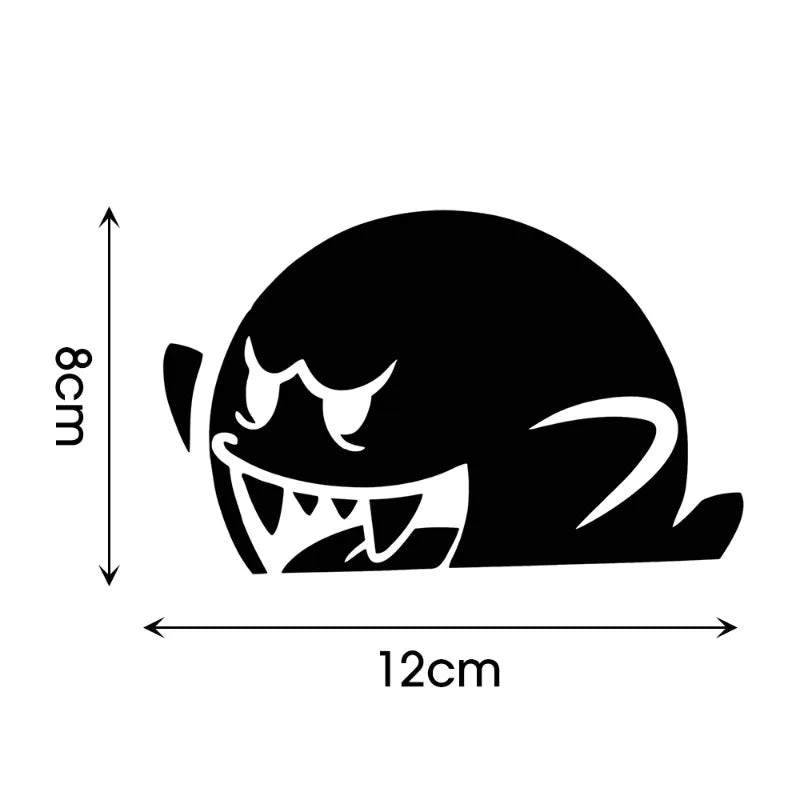 Cute Anime Boo Ghost Peeker Car Decal – Waterproof Vinyl JDM/ERUO Sticker