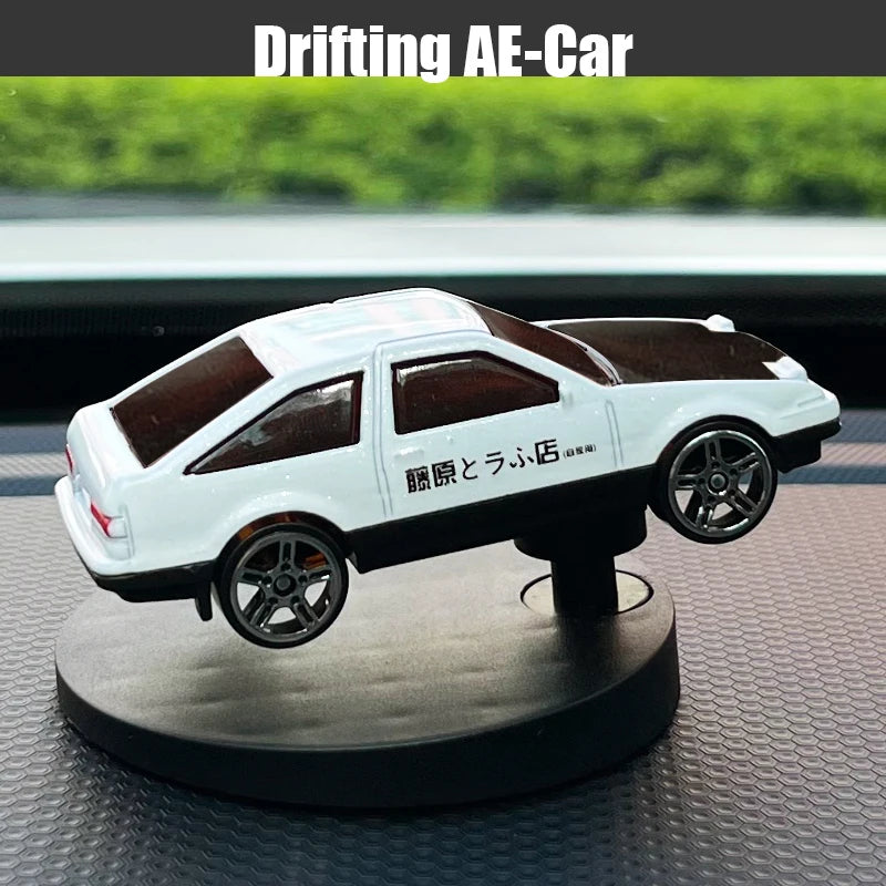 Dash Drifters Car Accessory – Dynamic Swinging Racer Model, Rotating Sport Car Ornament for Car Interior Gift