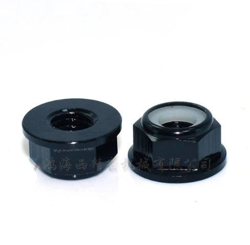 Anodized Aluminum Flange Nylon Lock Nut Kit (M2–M8) – 2, 5, or 10‑Pack, Multi‑Color