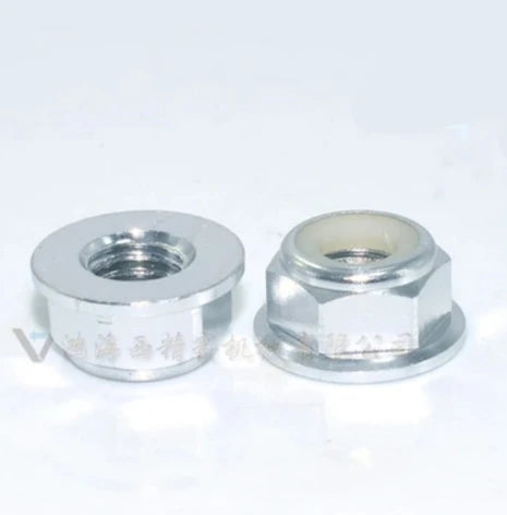 Anodized Aluminum Flange Nylon Lock Nut Kit (M2–M8) – 2, 5, or 10‑Pack, Multi‑Color